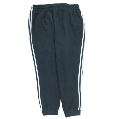 Adidas Men Black XL Jogger Trousers Cotton Blend Sportswear