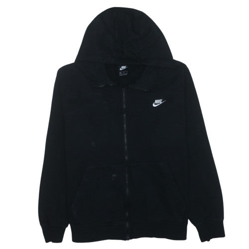 Nike Men Black 2XL Full Zip Hoodie Fleece Sweatshirt