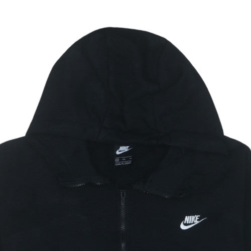 Nike Men Black 2XL Full Zip Hoodie Fleece Sweatshirt