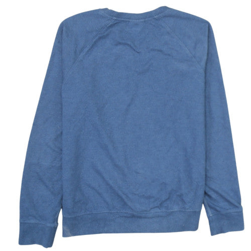 Patagonia Men's Blue Organic Cotton Crew Neck Sweatshirt M
