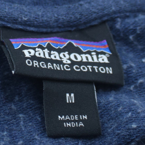 Patagonia Men's Blue Organic Cotton Crew Neck Sweatshirt M