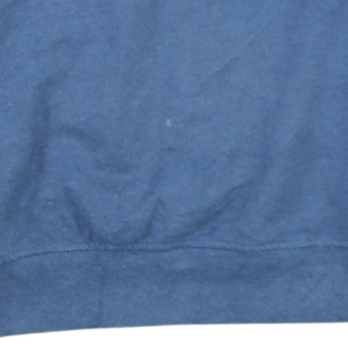 Patagonia Men's Blue Organic Cotton Crew Neck Sweatshirt M
