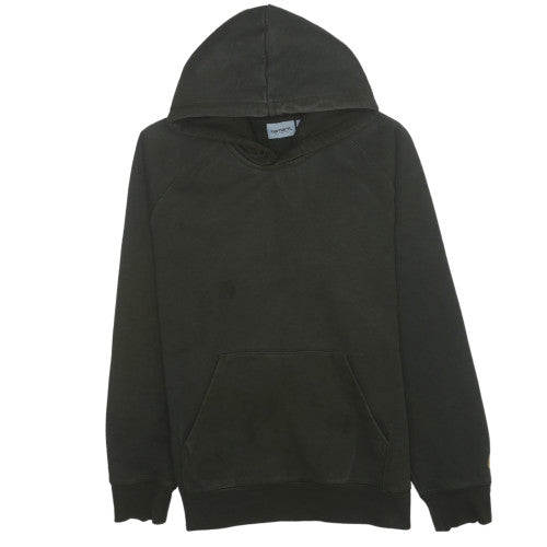 Carhartt Men's Green Pullover Hoodie L Fleece Sweatshirt