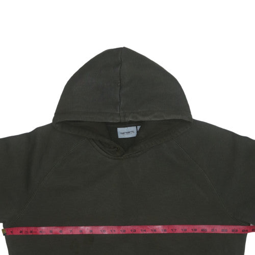 Carhartt Men's Green Pullover Hoodie L Fleece Sweatshirt