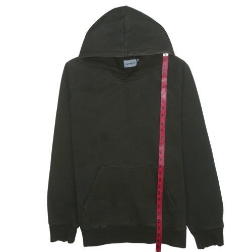 Carhartt Men's Green Pullover Hoodie L Fleece Sweatshirt