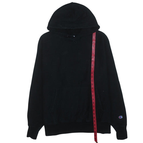 Champion Mens Black XL Reverse Weave Pullover Hoodie Sweatshirt