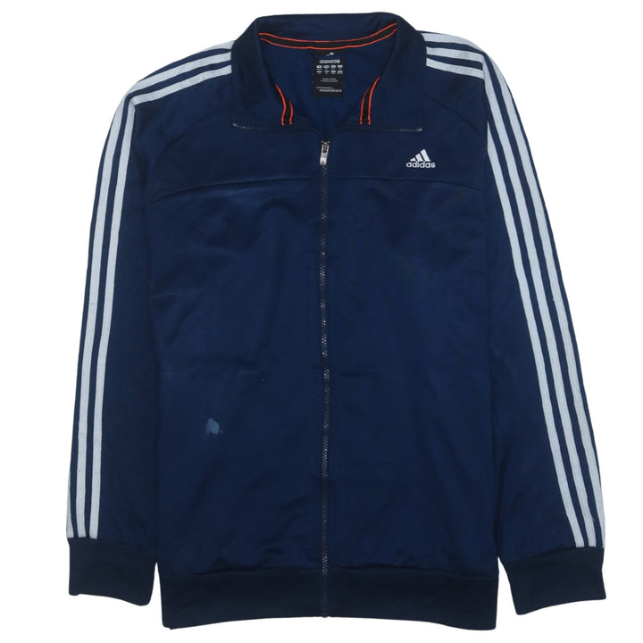 Adidas Men's Blue XL Track Jacket Essentials Full Zip Sportswear