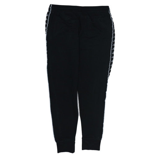 Kappa Mens Black XL Jogger Trousers Regular Fit Fleece Activewear