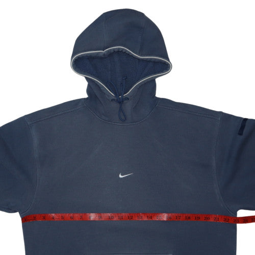Nike Men's Blue Pullover Fleece Hoodie Size M