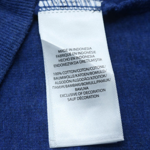 Ralph Lauren Men's Blue Cotton Half Zip Collared Jumper M