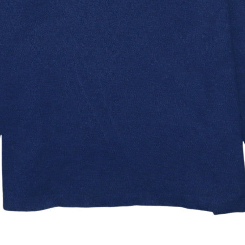 Ralph Lauren Men's Blue Cotton Half Zip Collared Jumper M