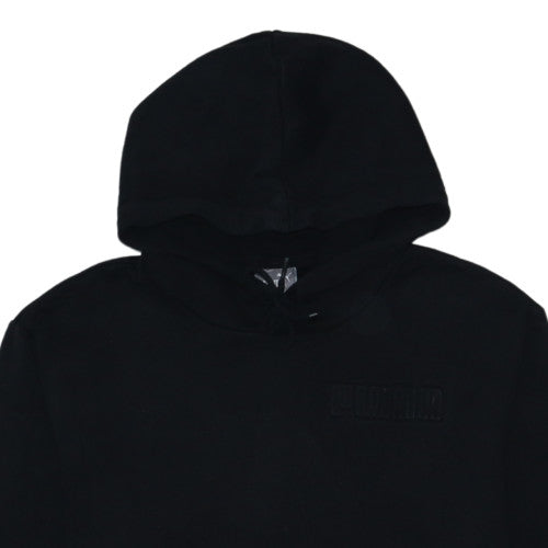 Puma Men's Black Pullover Hoodie Fleece Regular Fit Size M