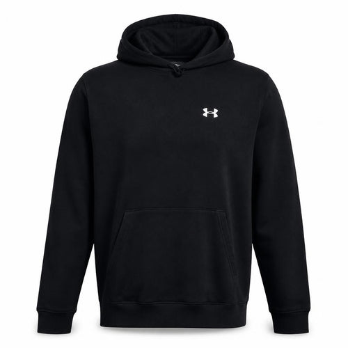 Under Armour Men's Black Pullover Hoodie Size M Fleece Sportswear
