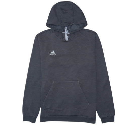 Adidas Men's Grey Pullover Hoodie Regular Fit Size M