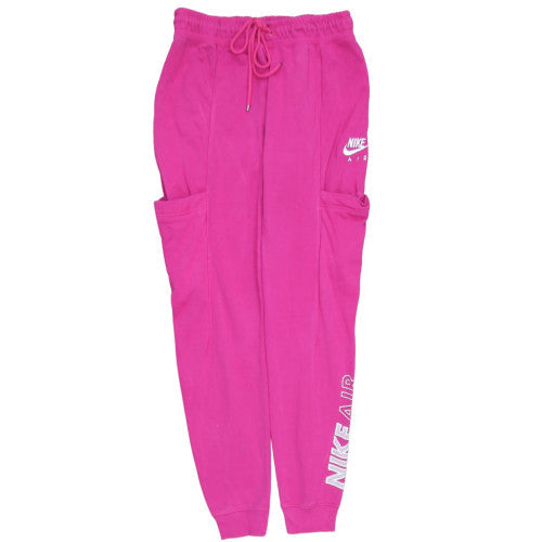 Nike Air Womens Pink Jogger Sweatpants Small Cotton Blend