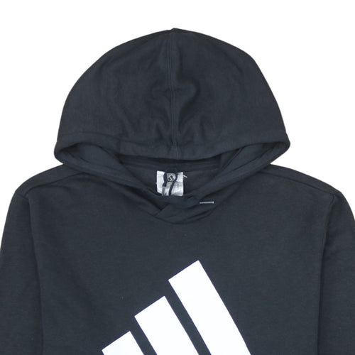 Adidas Men's Black Pullover Hoodie M Logo Sportswear