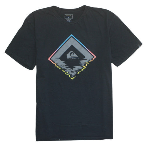 Quiksilver Men's Black 2XL Graphic Print Crew Neck T-Shirt