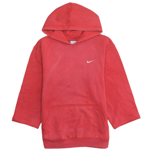 Nike Boys Red Pullover Fleece Hoodie 12-13 Years Hooded Sweatshirt