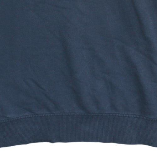 The North Face Men's Blue XL Pullover Hoodie Logo Cotton Sweatshirt