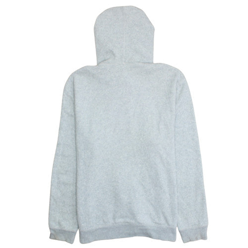 GAP Men's Grey Full Zip Logo Hoodie Size L Fleece Sweatshirt