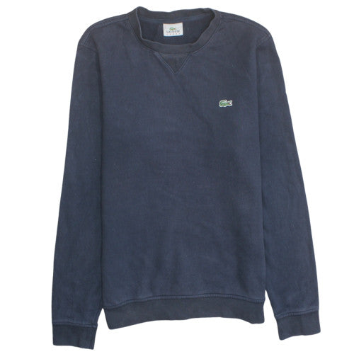 Lacoste Sport Men's Navy Cotton Crew Neck Sweatshirt Size M
