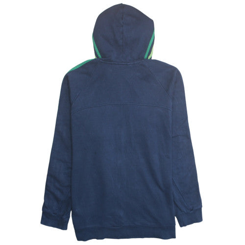 Adidas Mens Blue Full Zip Hoodie XL Athletic Fleece Sweatshirt