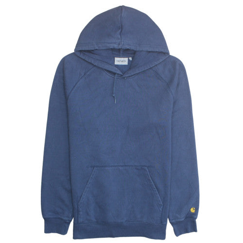 Carhartt WIP Mens Blue Pullover Hoodie Large Cotton Blend