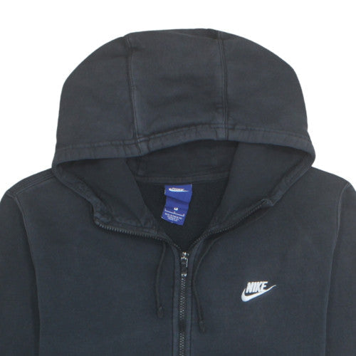 Nike Men's Black Full Zip Fleece Hoodie Size L