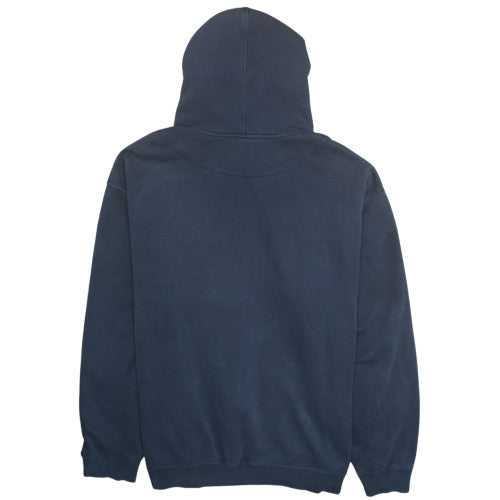 Nike Men's Blue Full Zip Hoodie 2XL Fleece Lined Sportswear
