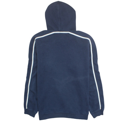 Nike Men's Navy Blue XL Pullover Hoodie with Logo Graphic Print