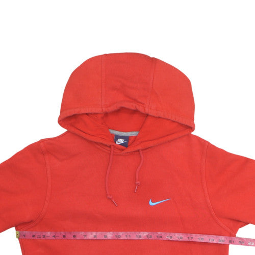 Nike Men's Red Pullover Hoodie L Regular Fit Sports Fleece