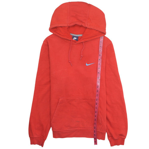 Nike Men's Red Pullover Hoodie L Regular Fit Sports Fleece