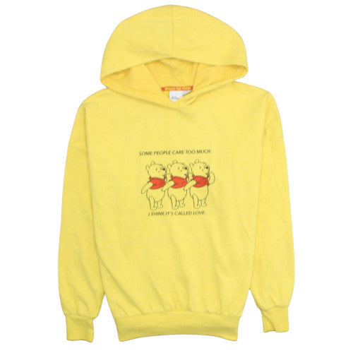 Primark Women Yellow Winnie the Pooh Pullover Hoodie Size 10-12