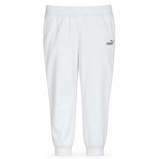 Puma Womens White XL Jogger Sweatpants Elastic Waist Casual Trousers