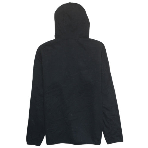Ellesse Mens Black Full Zip Hoodie Size M Polyester Cotton Blend