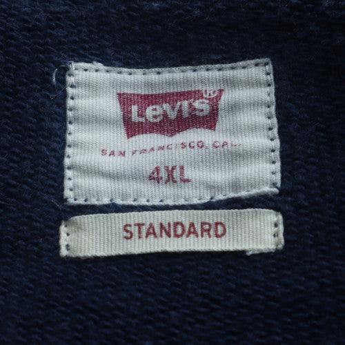 Levi's Men's Blue 4XL Pullover Sweatshirt Crew Neck Classic Fit