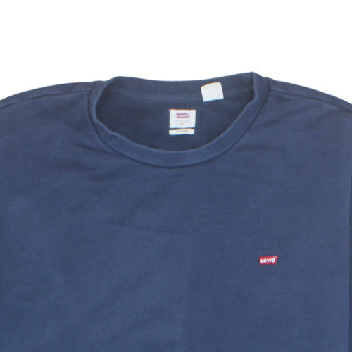 Levi's Men's Blue 4XL Pullover Sweatshirt Crew Neck Classic Fit