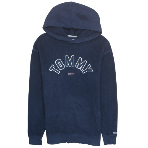 Tommy Jeans Men’s Blue Pullover Hoodie Size S Embroidered Logo