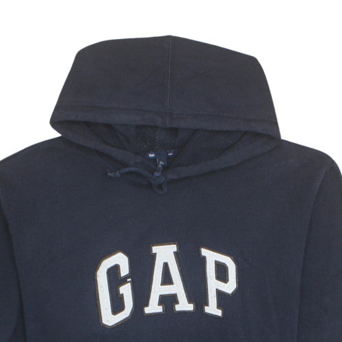 GAP Men's Blue Pullover Hoodie XL Classic Logo Fleece Sweatshirt
