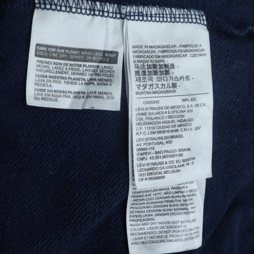 Levi's Men's Blue XL Pullover Logo Sweatshirt Regular Fit