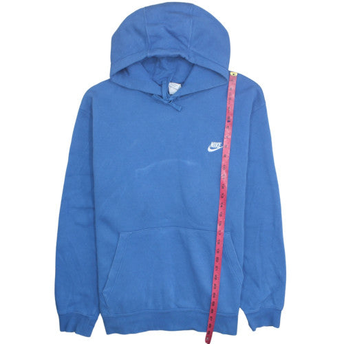 Nike Men's Blue 2XL Pullover Hoodie Fleece Logo Sweatshirt