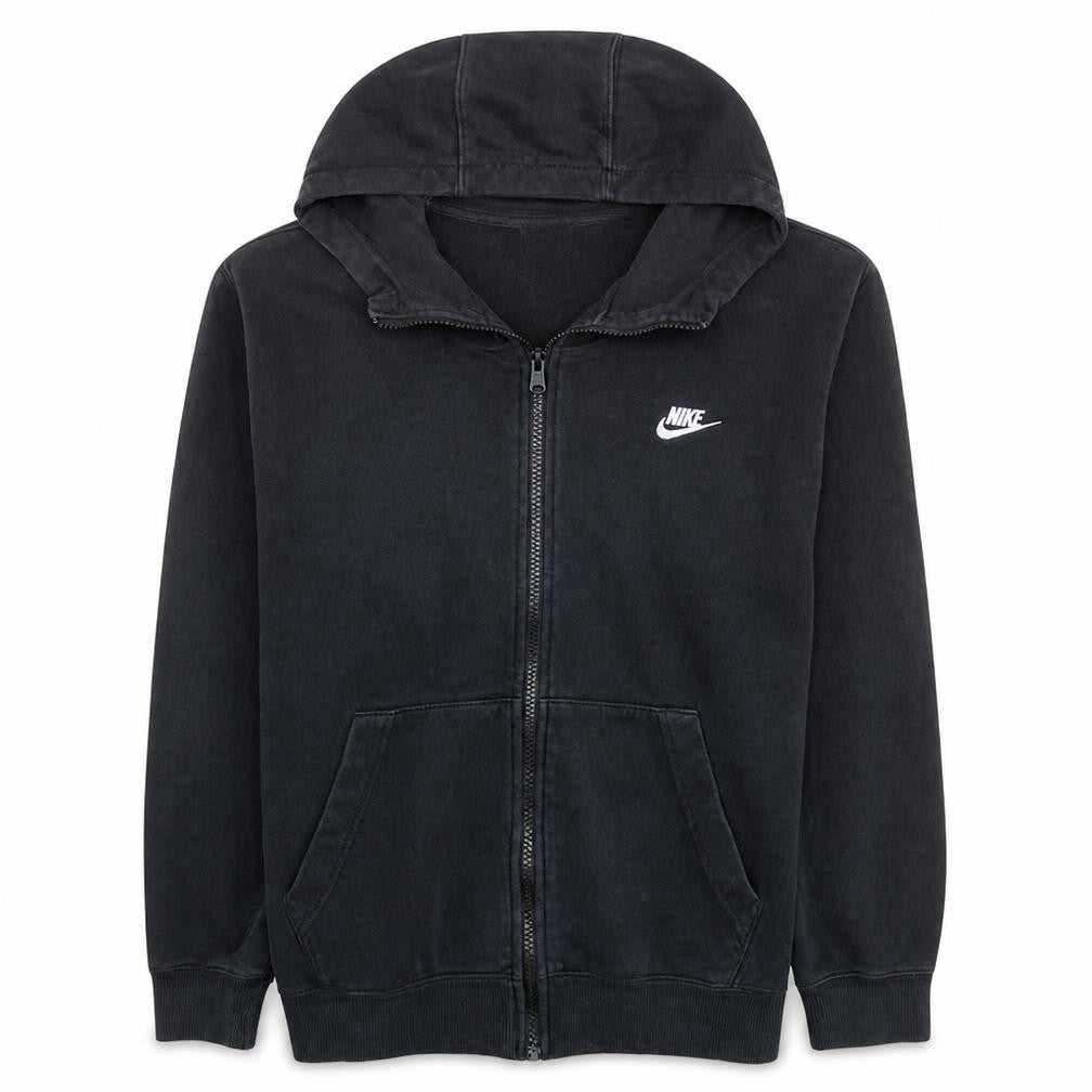 Nike Men's Black Full Zip Hoodie Size L Fleece Sportswear