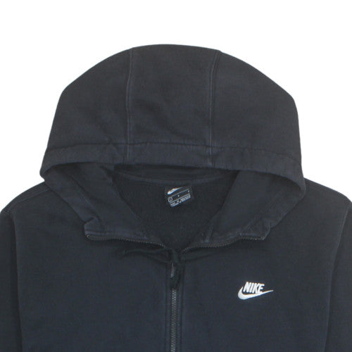 Nike Men's Black Full Zip Hoodie Size L Fleece Sportswear
