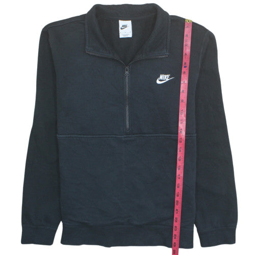Nike Men's Black M 1/2 Zip Fleece Sweatshirt Regular Fit