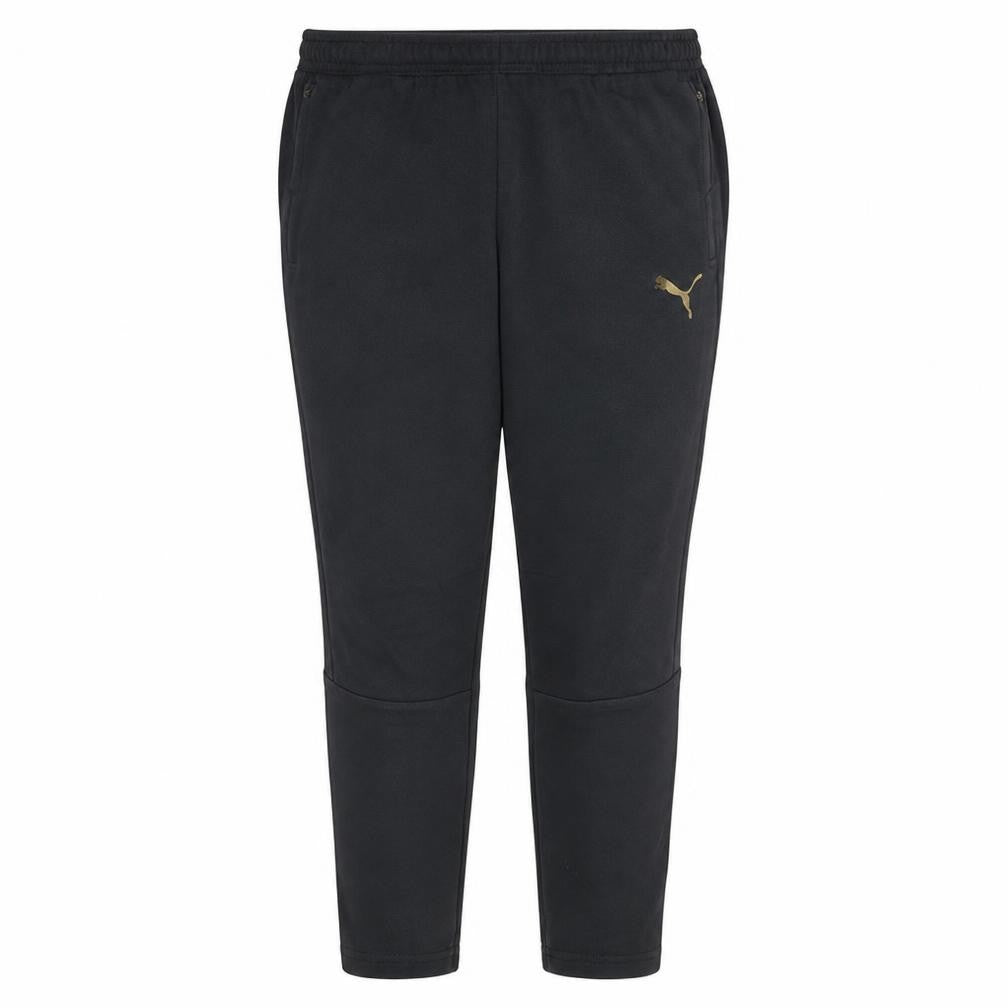 Puma Men's Black Jogger Trousers L Regular Fit Elastic Waist