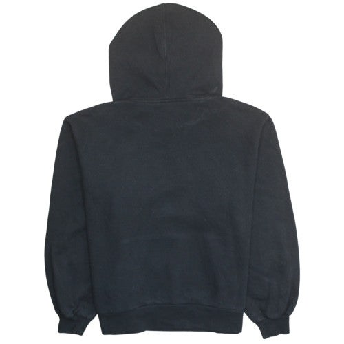 Adidas Women Black Hooded Pullover Sweatshirt Size 10 Hooded Casual