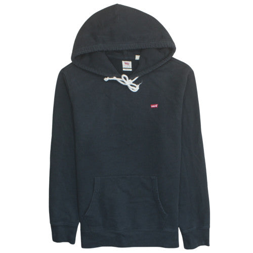 Levi's Men's Black Pullover Hoodie Size M Regular Fit Fleece