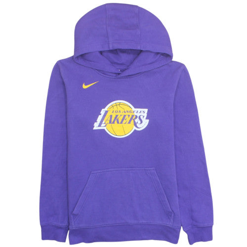Nike Boys Purple Los Angeles Lakers Pullover Hoodie Size 14/16 L