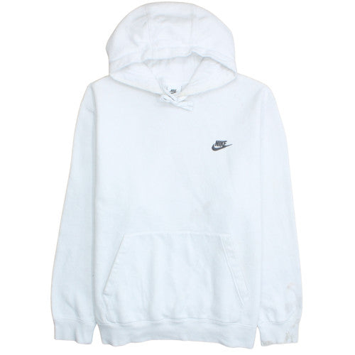 Nike Men's White Pullover Hoodie XL Fleece Sportswear