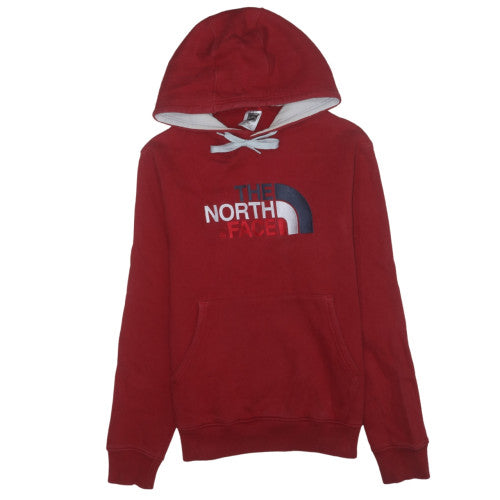 The North Face Mens Red Pullover Hoodie Medium Fleece Outdoor